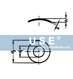 DIN-Fasteners/DIN 137 A - Spring Washer Curved